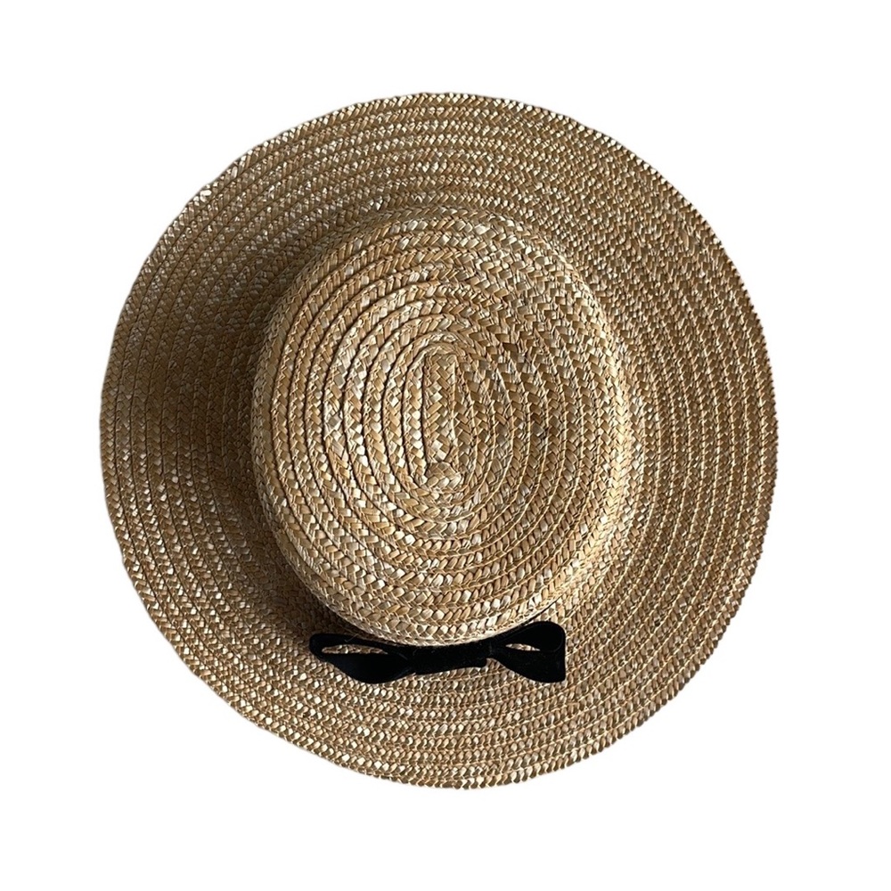 Lack of Color - Velvet Ribbon & Straw Hat - Bolero